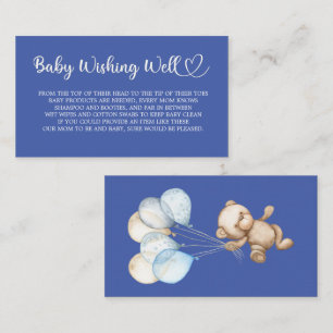 Nalle, Baby-björn, babykläder, Wishing-brunn Tilläggskort