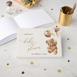 Nalle, Baby-björn, brunballonger, babyskor Gästböcker