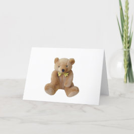 Nalle Baby förväntar sig Gravid Shower Kärlek Helgkort