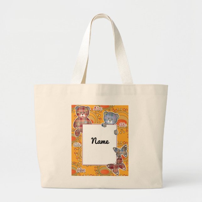 Nalle, baby jumbo tygkasse (Framsidan)