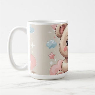Nalle Baby - Mjuk pastelldesign Kaffemugg