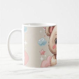 Nalle Baby - Mjuk pastelldesign Kaffemugg