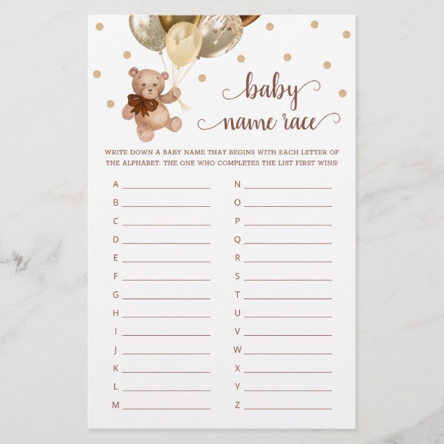 Nalle Baby Namn Tävling babyvila (Framsida)