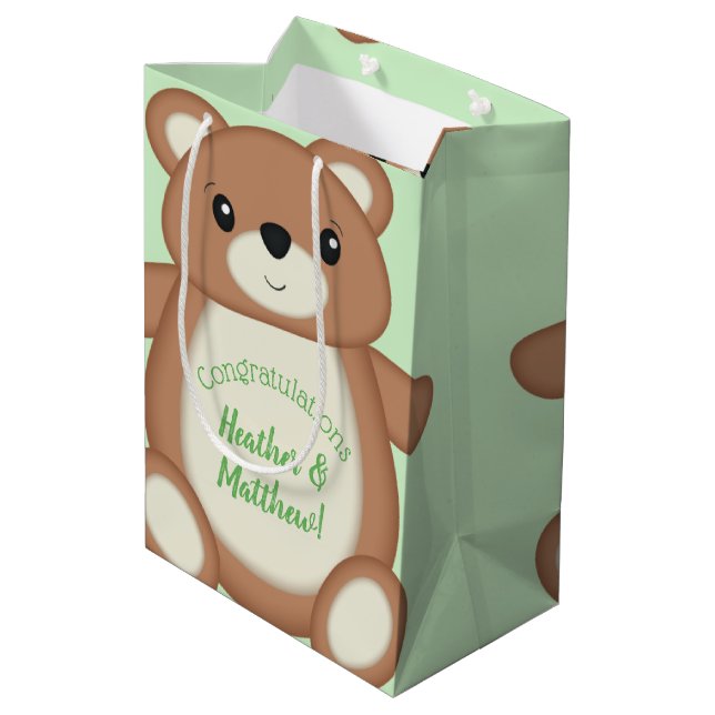 Nalle Baby Shower (Baksidan Vinklad)