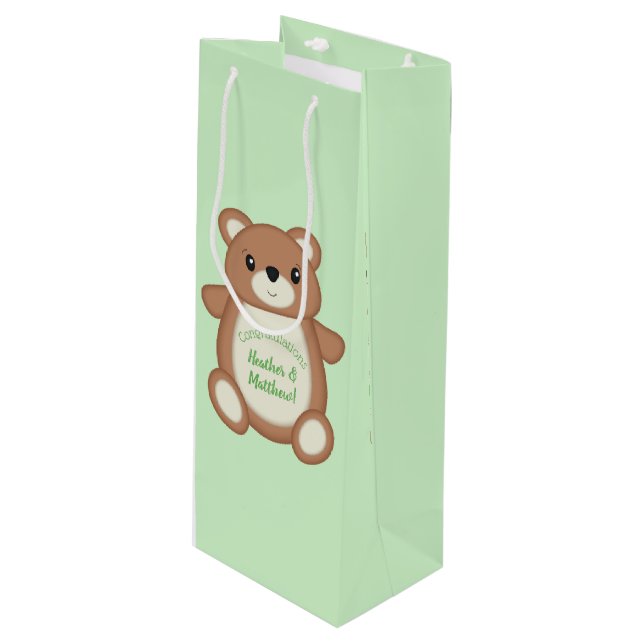 Nalle Baby Shower (Framsidan Vinklad)