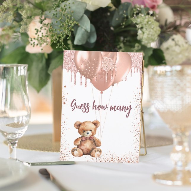 Nalle Baby Shower anger hur många kort (Skapare uppladdad)