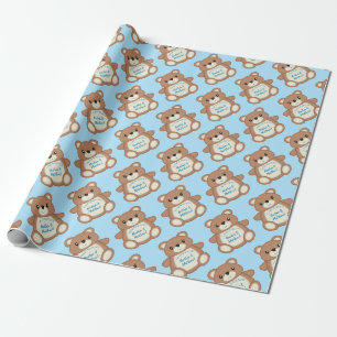 Nalle Baby Shower Presentpapper