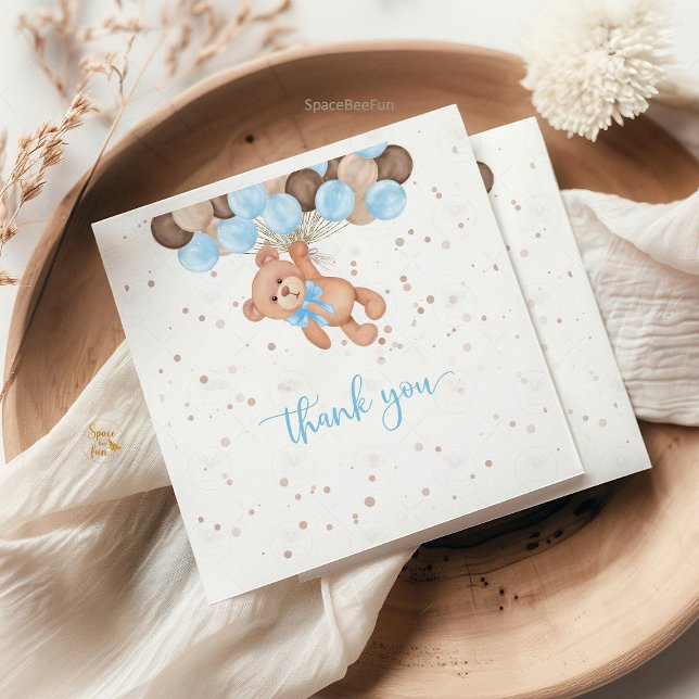 Nalle Baby Shower Vi kan knappt vänta Pappersservett (Teddy Bear Baby Shower Napkins, We Can Barely Wait Napkins, Baby Shower Tableware, Bear Themed Napki)