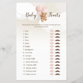 Nalle Baby Traits Game Flyer
