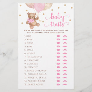 Nalle Baby Traits Spame Baby Shower