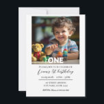 Nalle Ballods Kids Photo Birthday Inbjudningar<br><div class="desc">Cute Nalle Balloons Kids Photo Birthday Tack för vykortet. Cute teckning i en nalle med färgstarka ballonger och moln på blå bakgrund. Lägg till foto,  text och namn.</div>