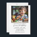 Nalle Ballods Kids Photo Birthday Inbjudningar<br><div class="desc">Cute Nalle Balloons Kids Photo Birthday Tack för vykortet. Cute teckning i en nalle med färgstarka ballonger och moln på blå bakgrund. Lägg till foto,  text och namn.</div>