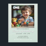 Nalle Ballods Kids Photo Birthday Vykort<br><div class="desc">Cute Nalle Balloons Kids Photo Birthday Tack för vykortet. Cute teckning i en nalle med färgstarka ballonger och moln på blå bakgrund. Lägg till foto,  text och namn.</div>