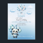 Nalle Ballods Kids Photo Birthday Vykort<br><div class="desc">Cute Nalle Balloons Kids Photo Birthday Tack för vykortet. Cute teckning i en nalle med färgstarka ballonger och moln på blå bakgrund. Lägg till foto,  text och namn.</div>