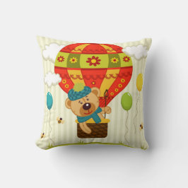 Nalle Balloon Ride Kudde