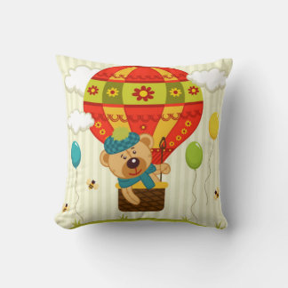 Nalle Balloon Ride Kudde