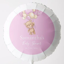 Nalle Balloon Rosa babydusch