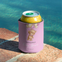 Nalle Balloon ROSA Can Cooler