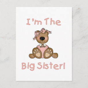 Nalle Big Sister-skjortor och -gåvor Vykort
