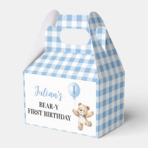 Nalle Blue Balloon Beary Birthday Tack