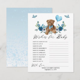 Nalle Blue Balloon Önskemål för Baby-spel