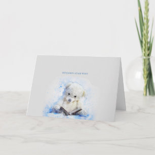 Nalle Blue Photo Tack Notecard Kort