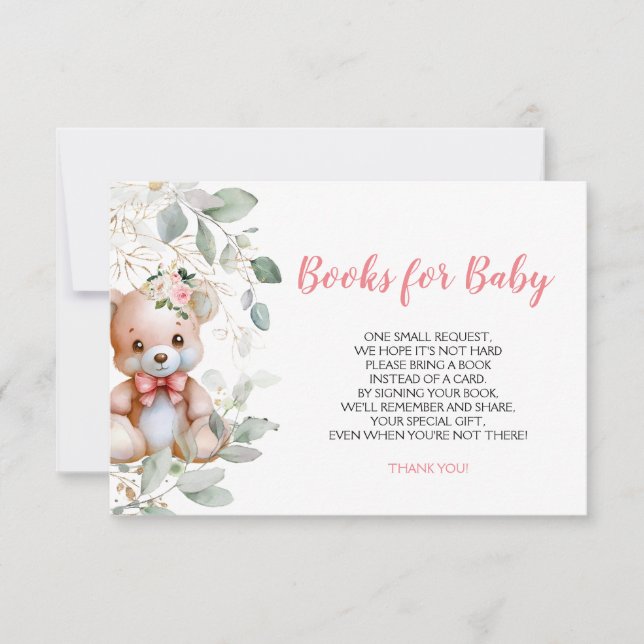 Nalle bokar för baby biljett (Framsida)