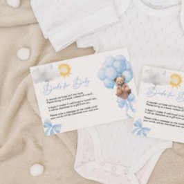 Nalle Bokar för Baby-kort, babyskal Tilläggskort