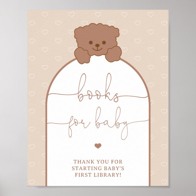 Nalle Bokar för Baby Poster (Framsidan)