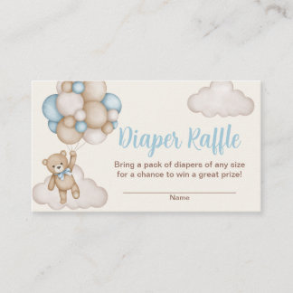 Nalle Boy Raffle Diaper Tilläggskort