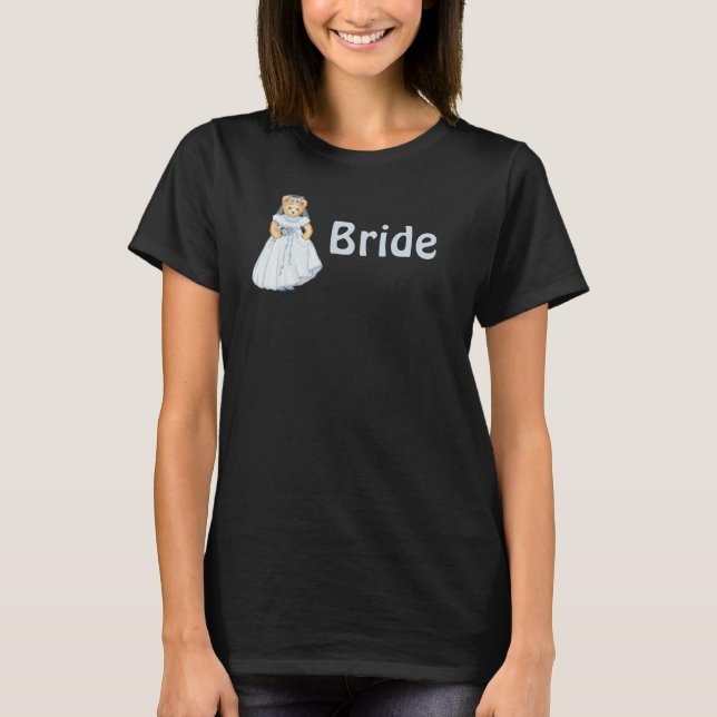 Nalle Bride Bröllop Tröja (Framsida)