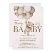 nalle brunballonger babydusch