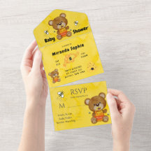 Nalle Bumblebee Baby Shower