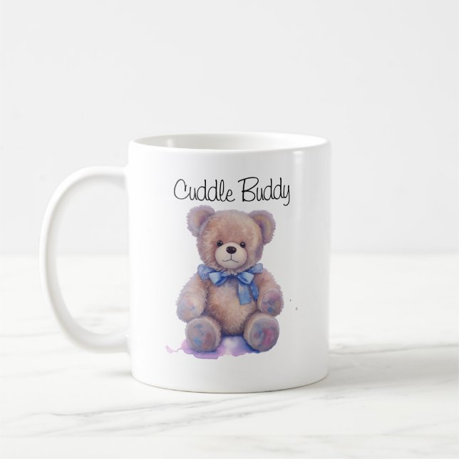 Nalle "Cuddle Buddy"-kaffe Mugg (Vänster)