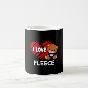 Nalle Cute Baby djur Cuddle Gift Idea Kärlek Kaffemugg