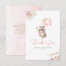 Nalle Cute Girl Baby Shower Tack