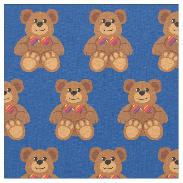 Nalle Cute Kids Baby Nursery Tyg (Närbild)