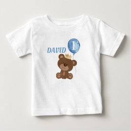 Nalle Cute Pojke födelsedag T Shirt
