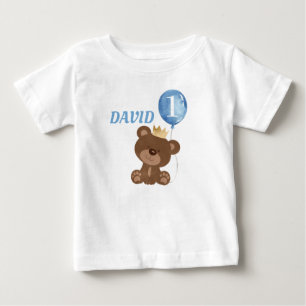 Nalle Cute Pojke födelsedag T Shirt