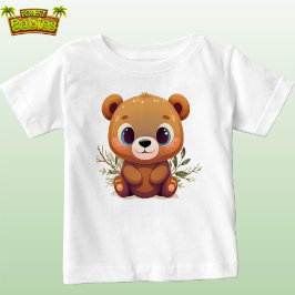 Nalle Cute Whimsical Baby Woodland Animal 🧸 T Shirt