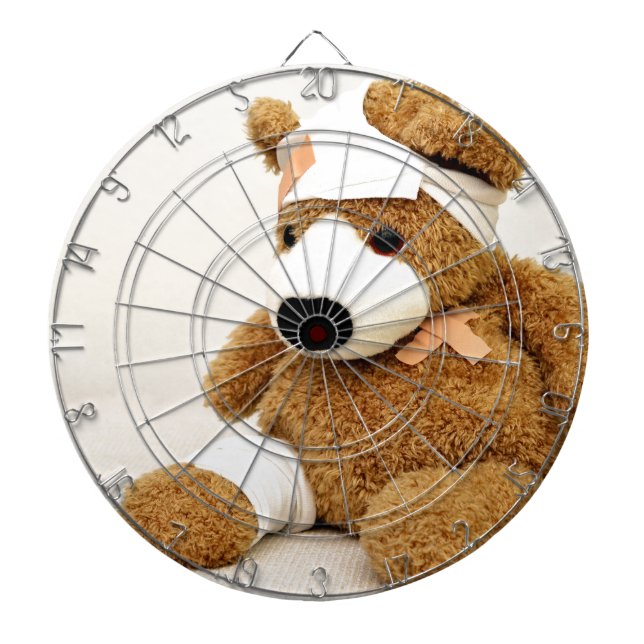 nalle djur anpassa personlig darttavla (Framsidan)