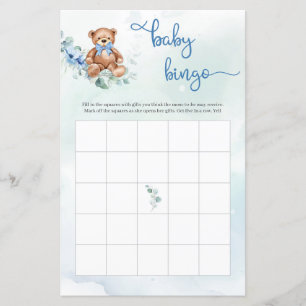 Nalle Eucalyptus WAN Boy Baby Bingo Game