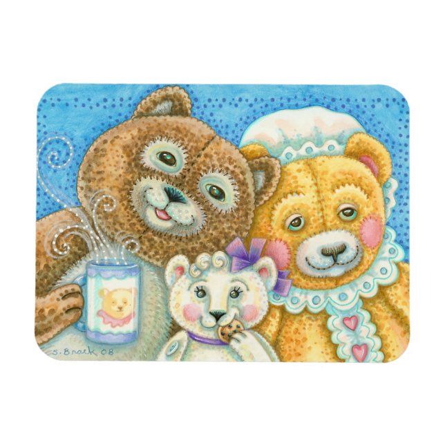 NALLE FAMILY MAGNET *Anpassa (Horisontell)