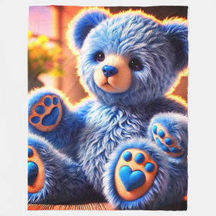 Nalle Fleecefilt