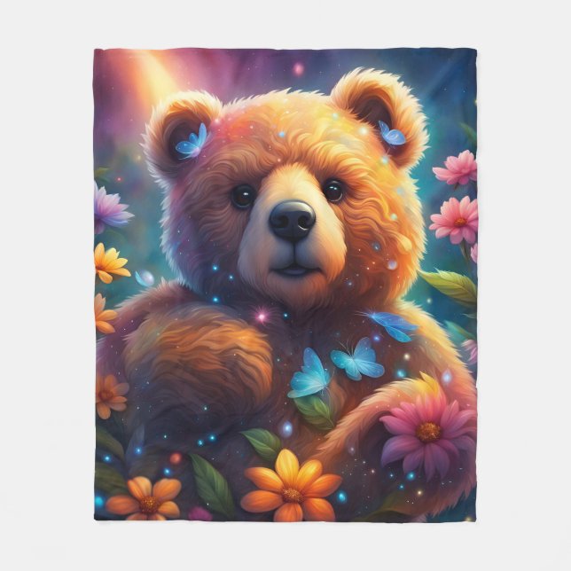 Nalle Fleecefilt (Framsidan)