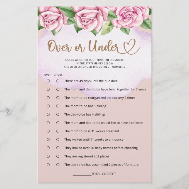 Nalle flicka duschar över eller under (Framsida)