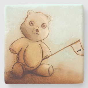 Nalle för akut Vintage, Stone Underlägg