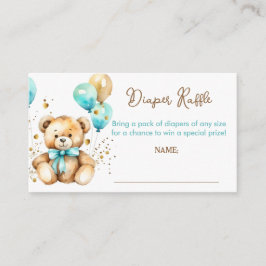 Nalle för att vänta på barnduschdisken tilläggskort