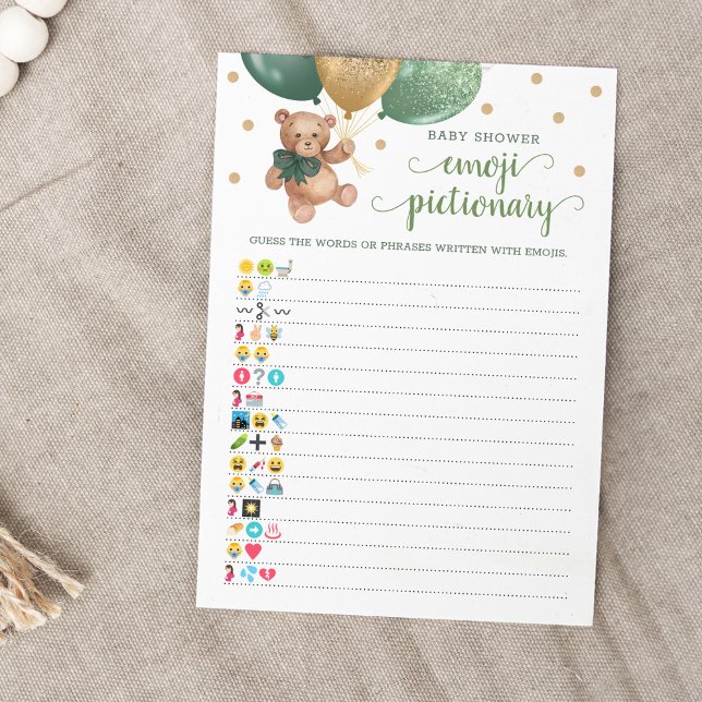 Nalle för bildspel för babyvisningsprogram för Emo Inbjudningar (Skapare uppladdad)