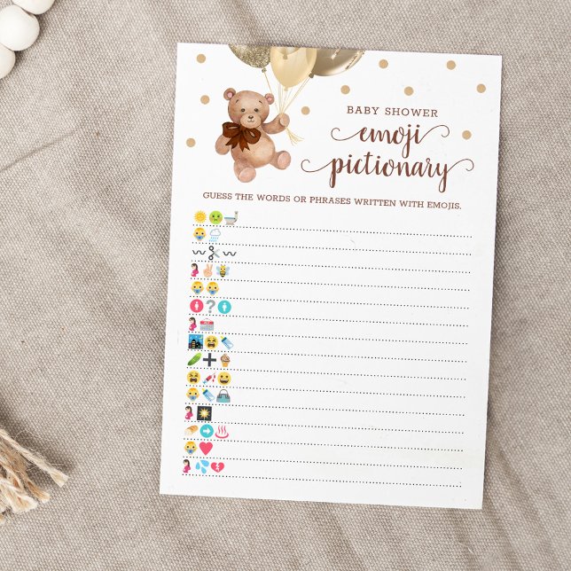 Nalle för bildspel för babyvisningsprogram för Emo Inbjudningar (Skapare uppladdad)